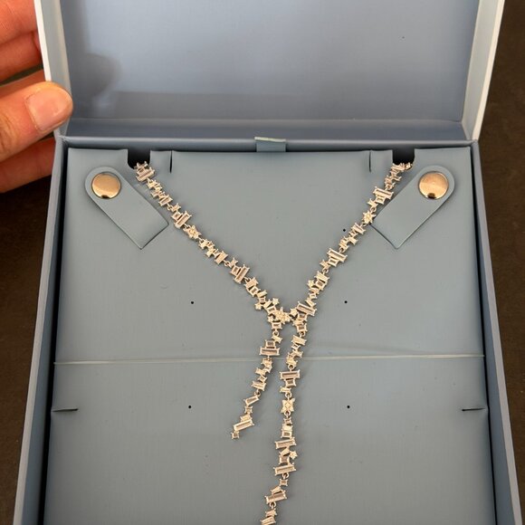 Starry Celestial Necklace - Cubic Zirconia & Silver - Picture 7 of 8